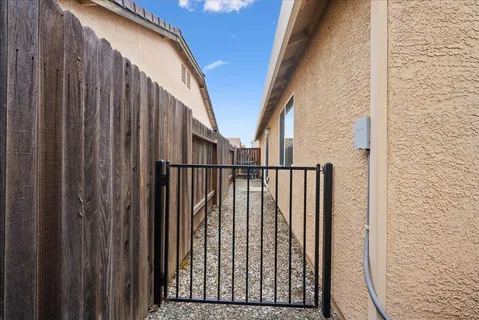 a view of staircase with wooden floor and stairs