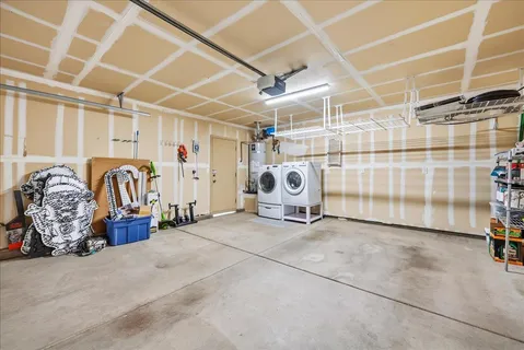 a view of storage and utility room