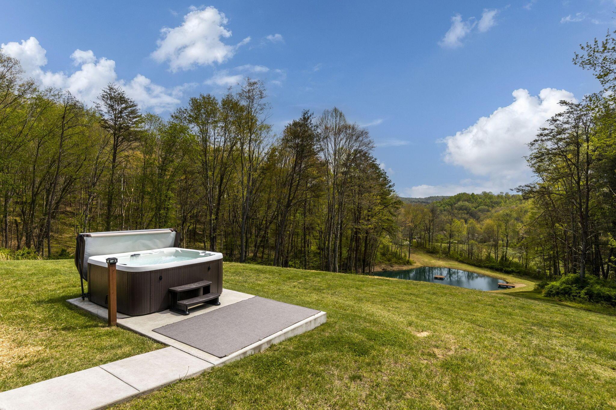 14810 Jack Run Road Rockbridge, OH 43149 - Photo 9 of 24 Hot Tub and Pond