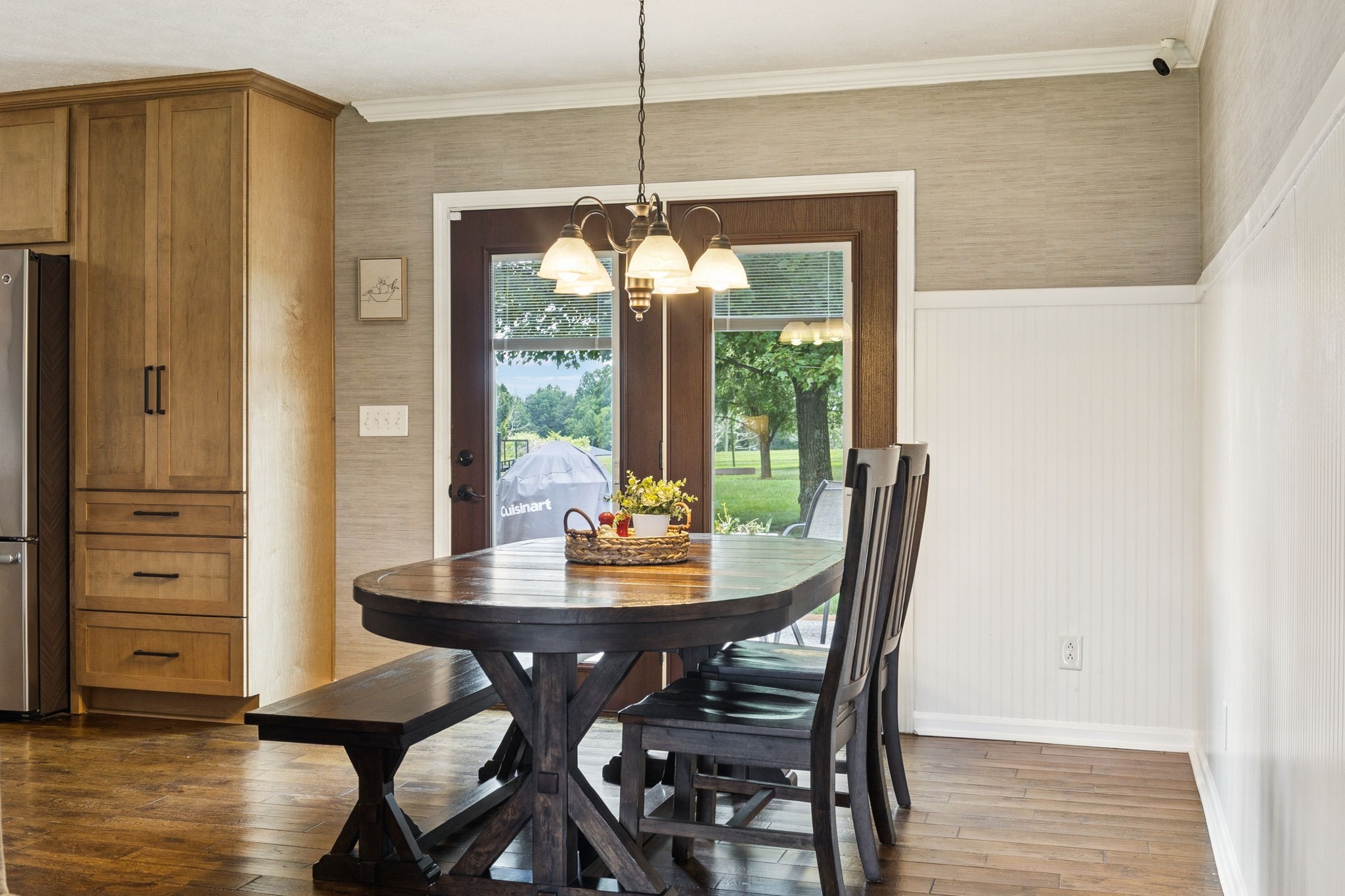 6683 East Benton Road Springfield, TN 37172 - Photo 17 of 64 a dining room with furniture window and wooden floor