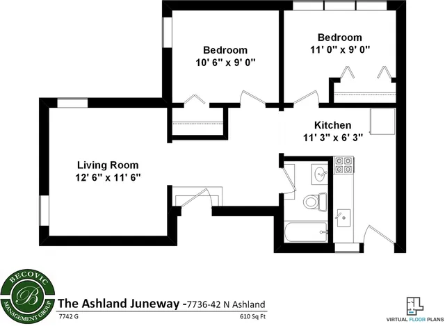 $1,681 | 7742 North Ashland Avenue, Unit G, Chicago, IL 60626