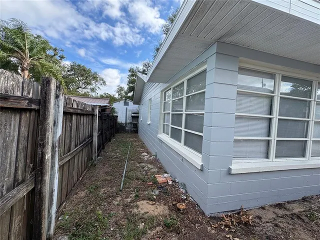 a house with trees in front of it