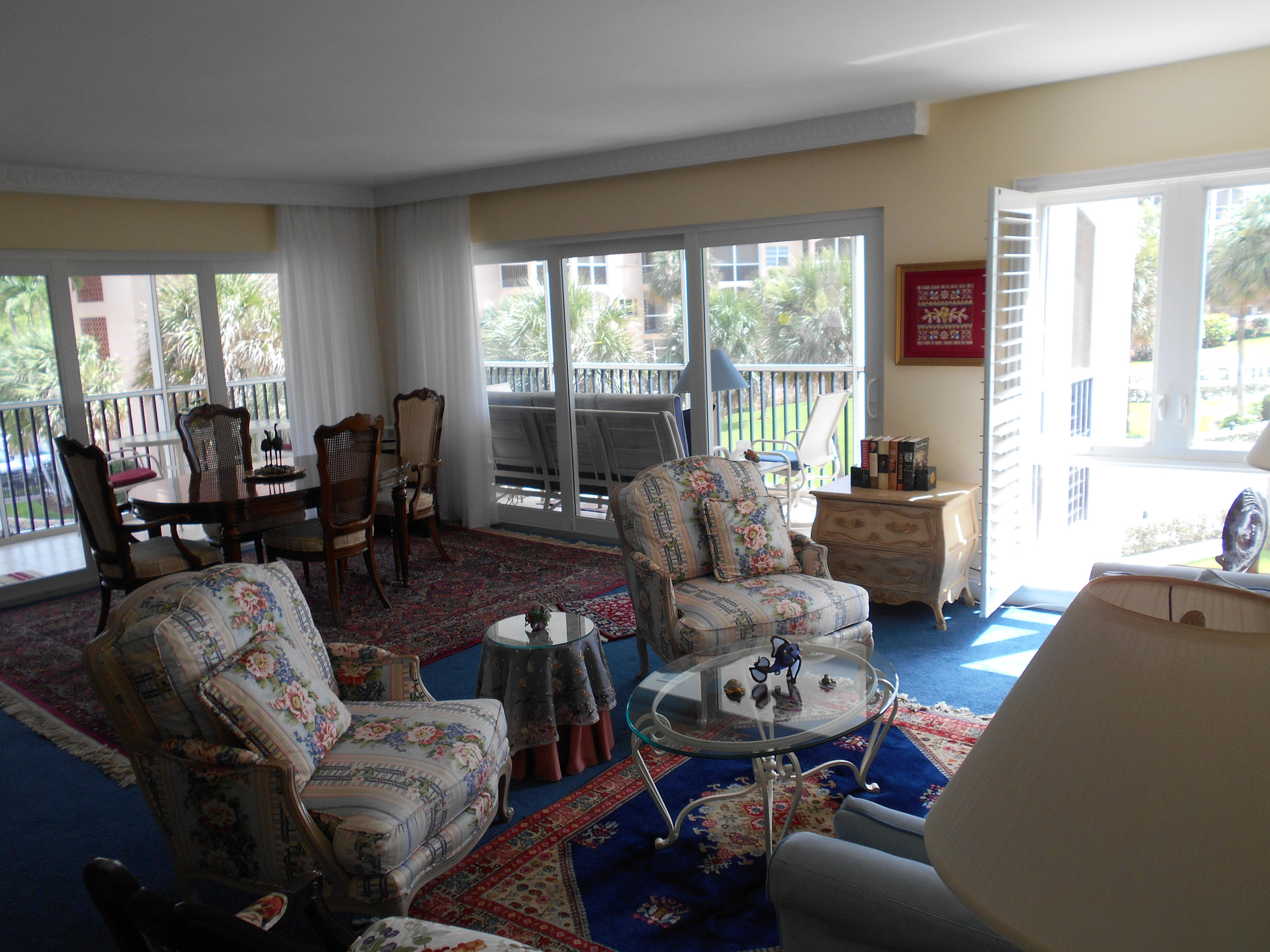 2871 North Ocean Boulevard, Unit D220 Boca Raton, FL 33431 - Photo 15 of 133 Living Dining Area 1