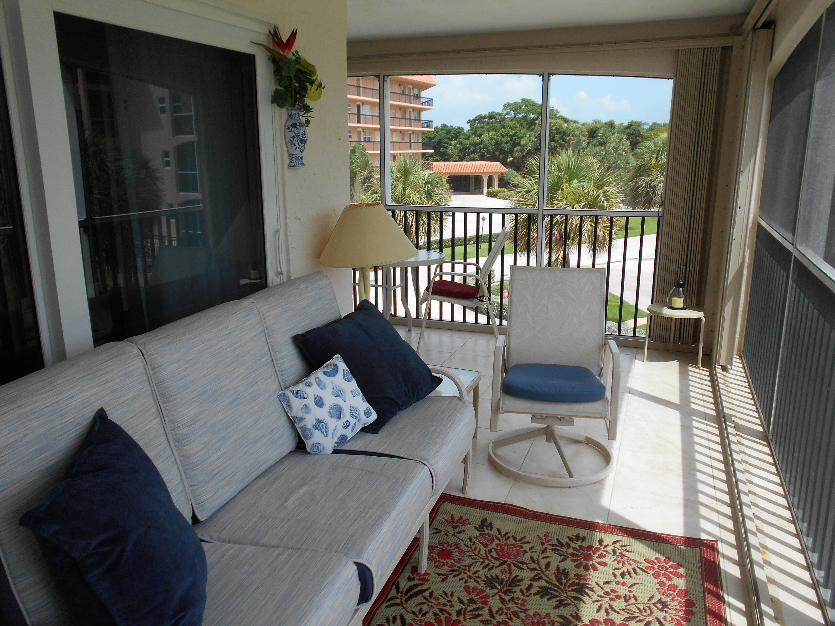 2871 North Ocean Boulevard, Unit D220 Boca Raton, FL 33431 - Photo 24 of 133 Balcony_Porch_Patio_10_Looking_Towards_T