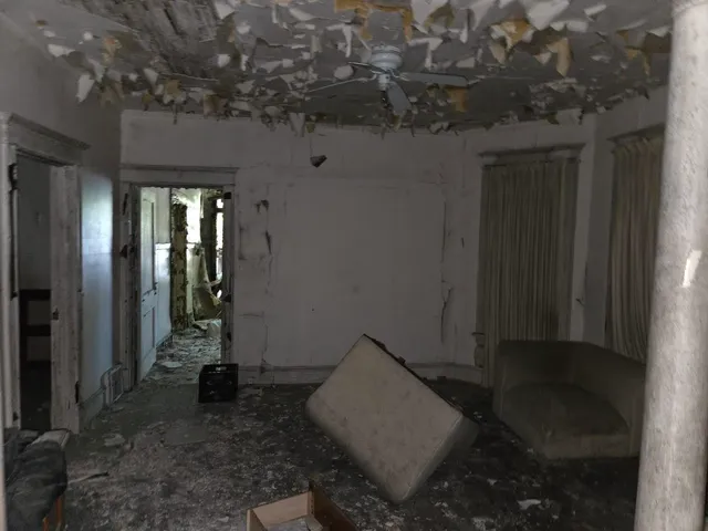 a backyard of a house