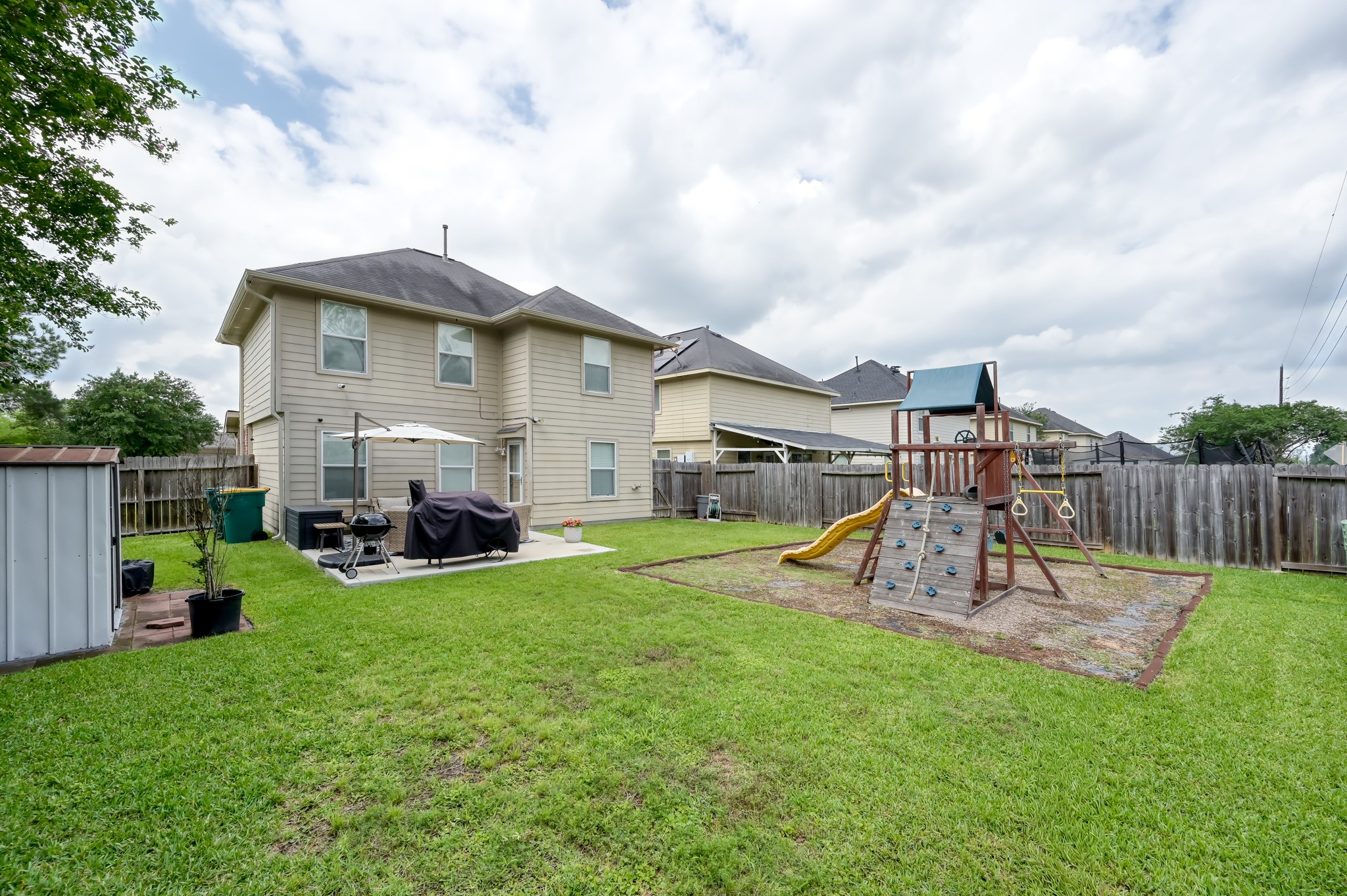 21610 Falvel Misty Drive Spring, TX 77388 - Photo 25 of 28 Back yard ready for entertainment!