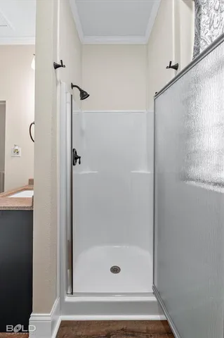 a view of an empty room