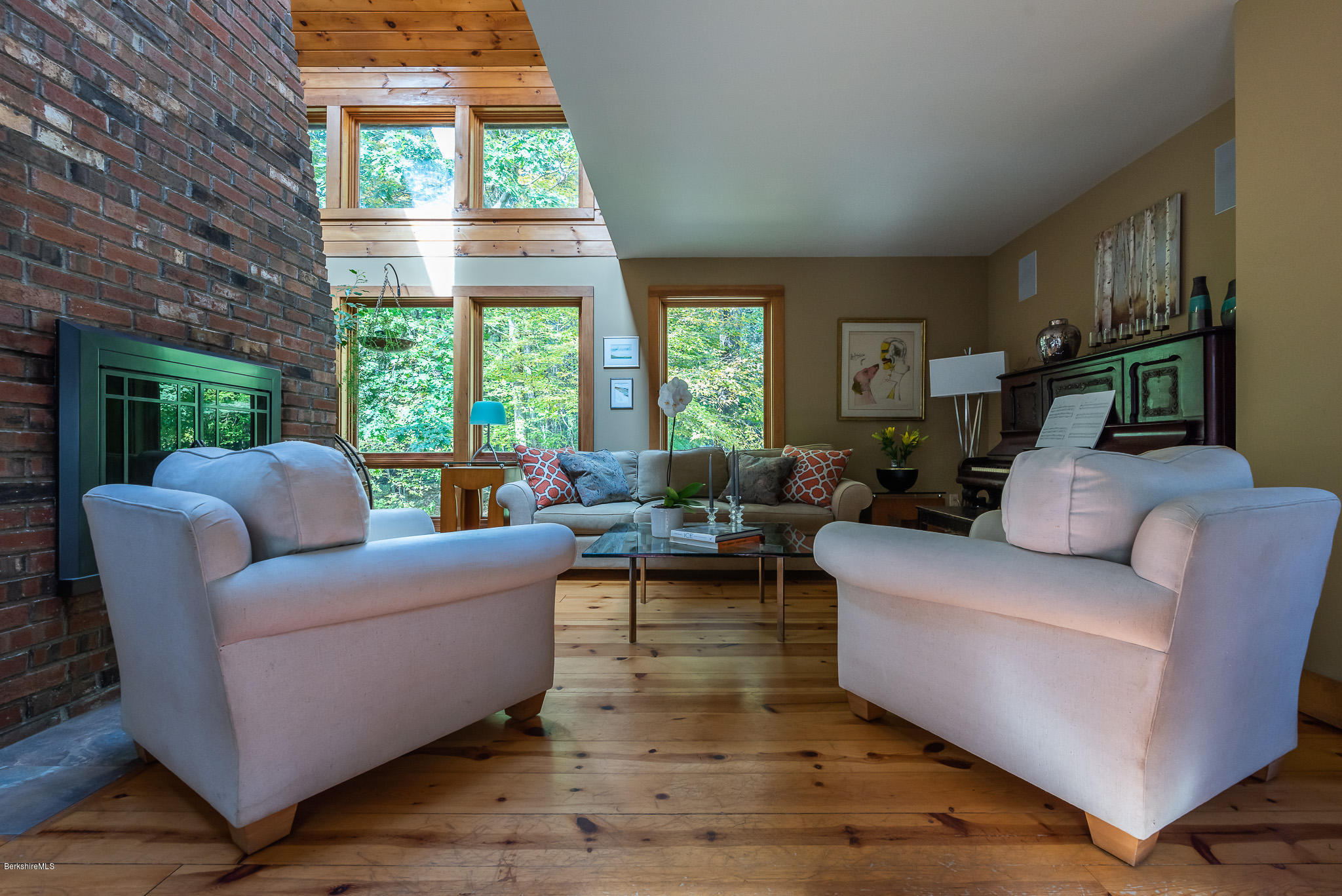 235 Long Pond Road Great Barrington, MA 01230 - Photo 16 of 43 Living Room with Wall of Windows