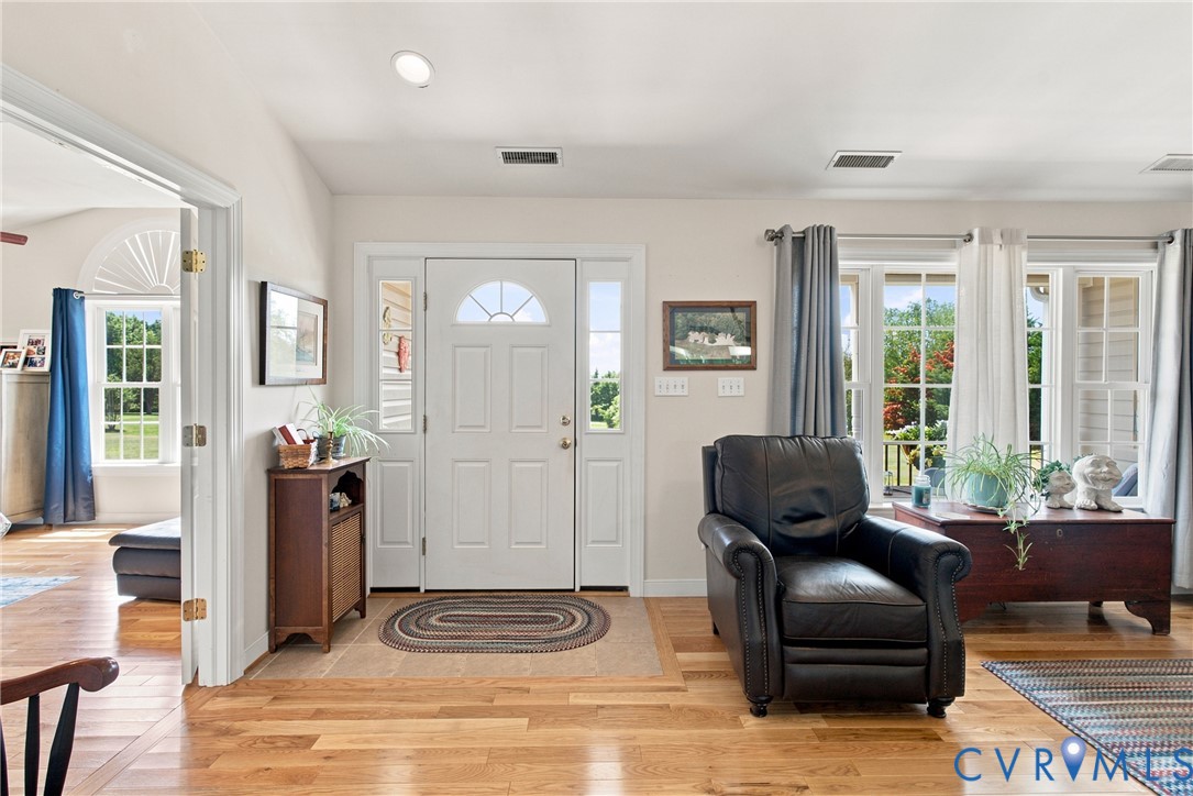 197 Goshen Road Cumberland, VA 23040 - Photo 59 of 70 Entryway featuring hardwood flooring, a white pane