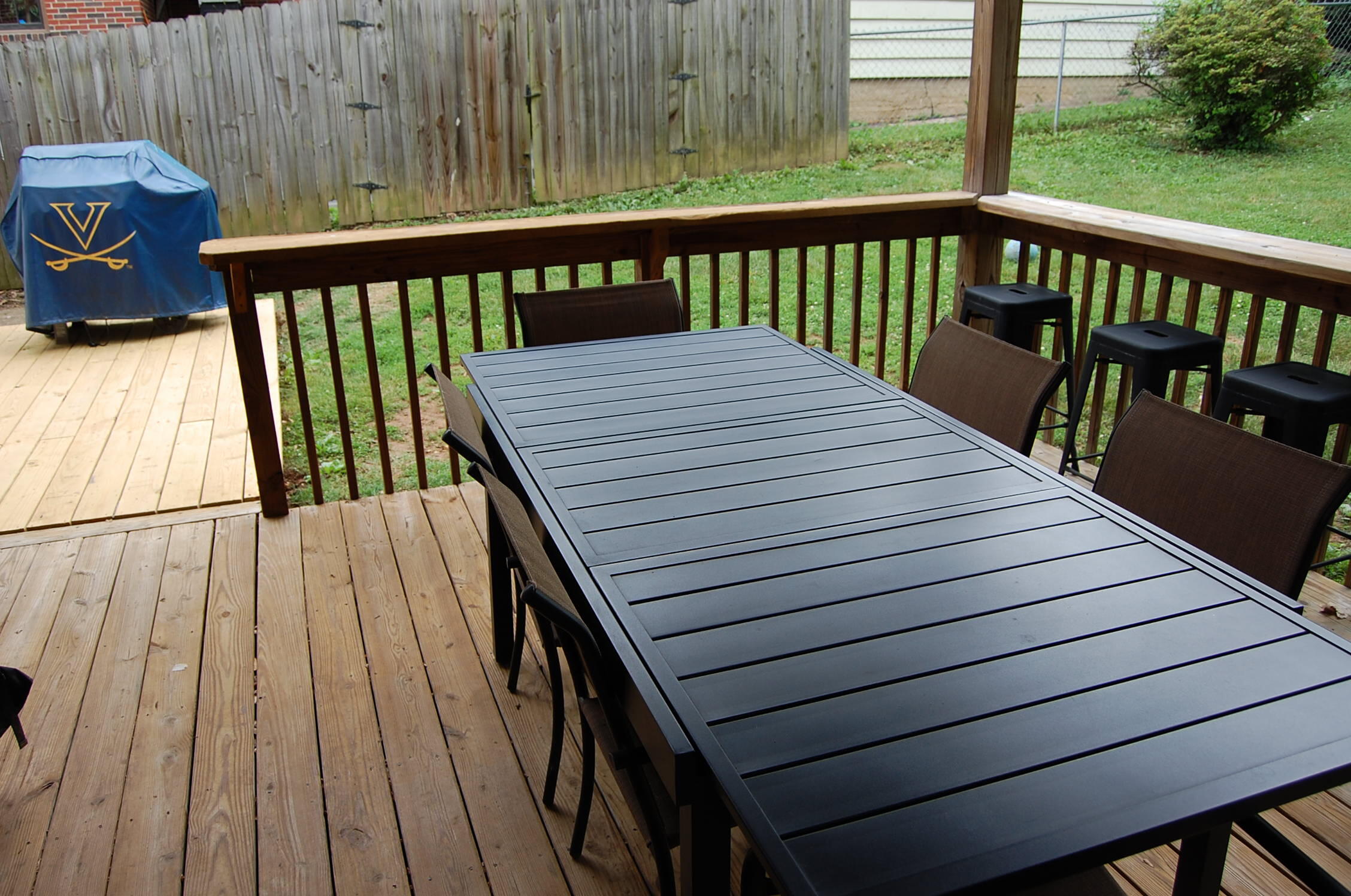 2707 Spring Road Southwest Roanoke, VA 24015 - Photo 21 of 23 a balcony with wooden floor