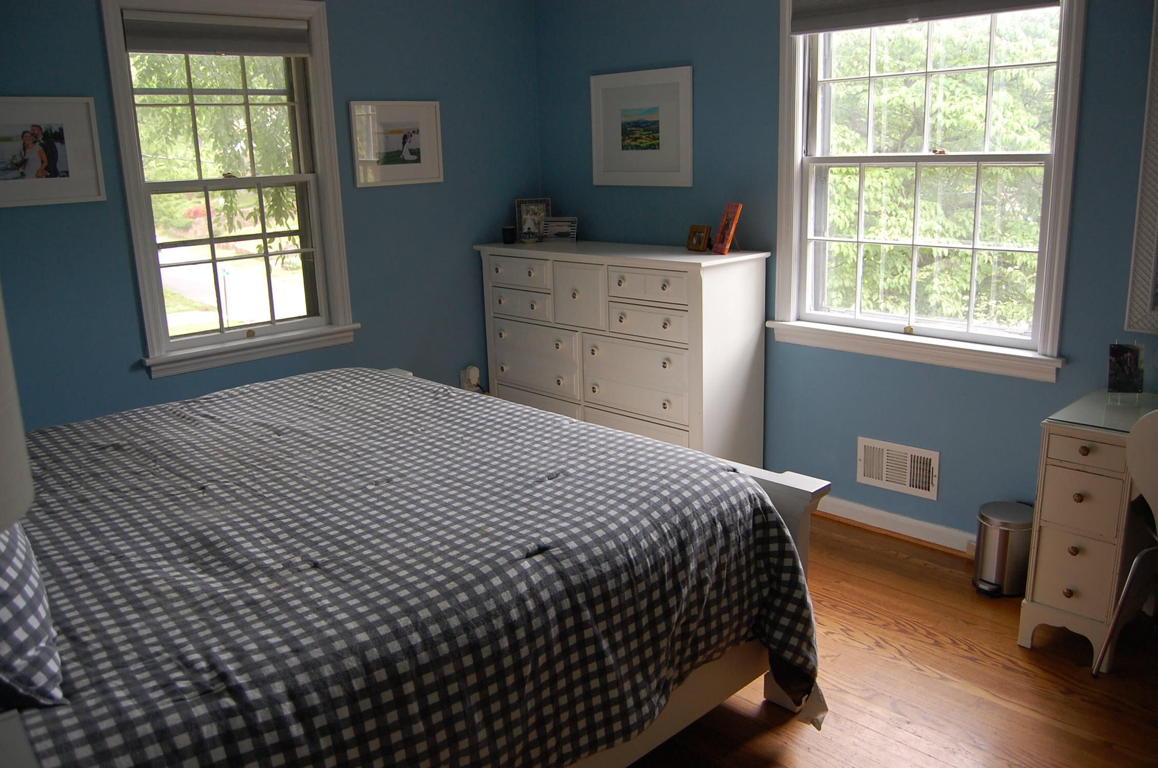 2707 Spring Road Southwest Roanoke, VA 24015 - Photo 6 of 23 a bedroom with a bed and wooden floor