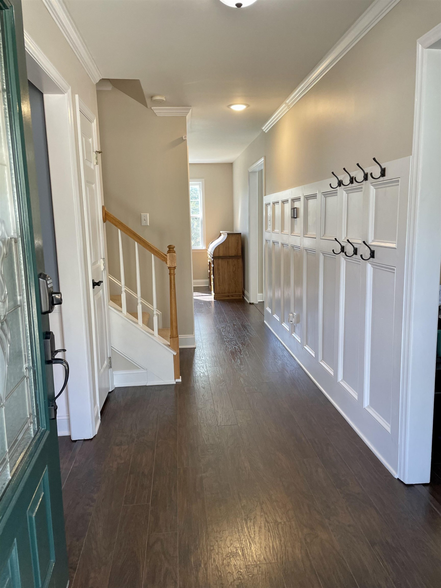 128 Deerview Drive Willow Spring, NC 27592 - Photo 5 of 34 a view of an entryway with wooden floor