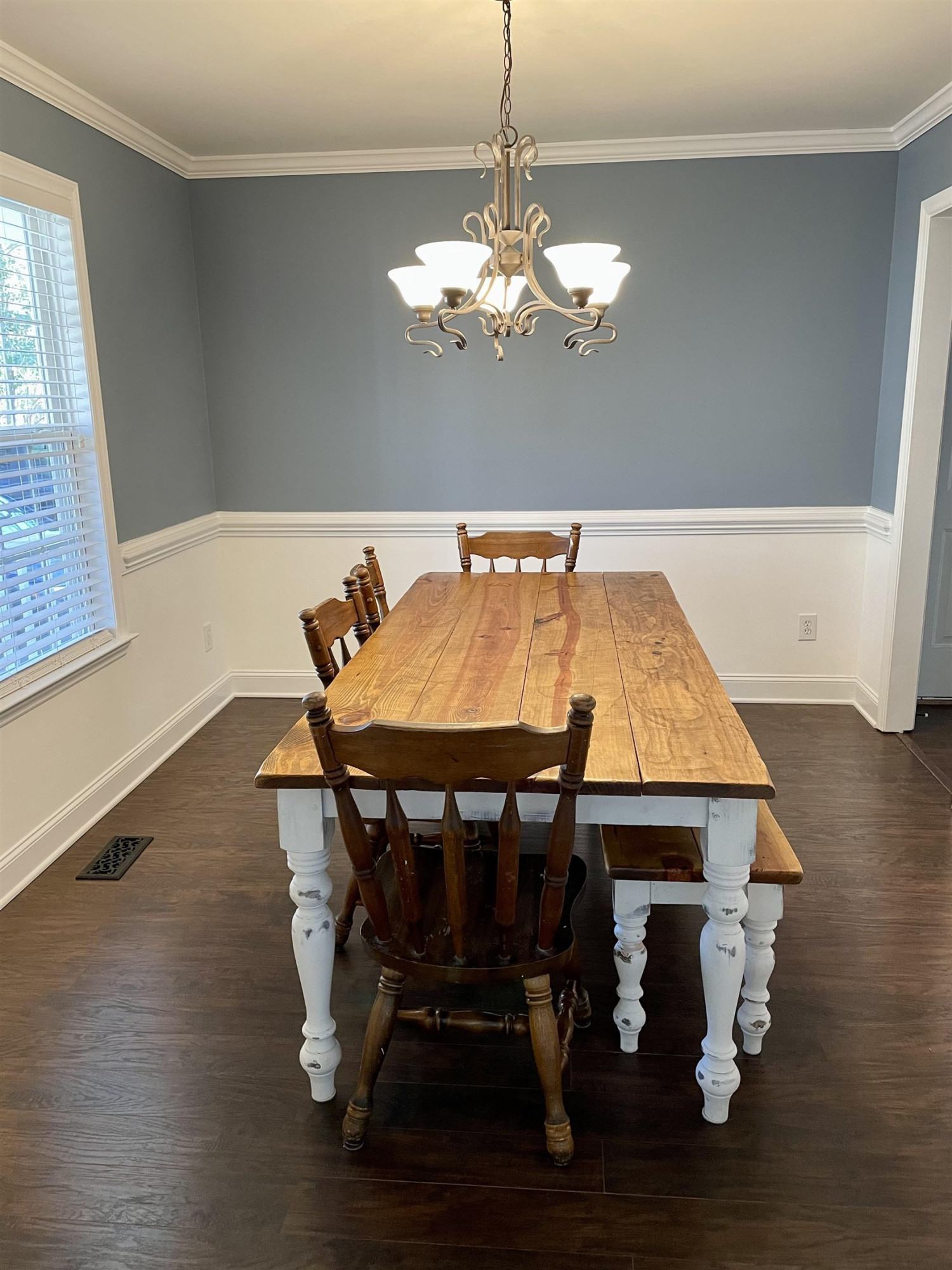 128 Deerview Drive Willow Spring, NC 27592 - Photo 7 of 34 a view of a dining room with furniture and wooden floor