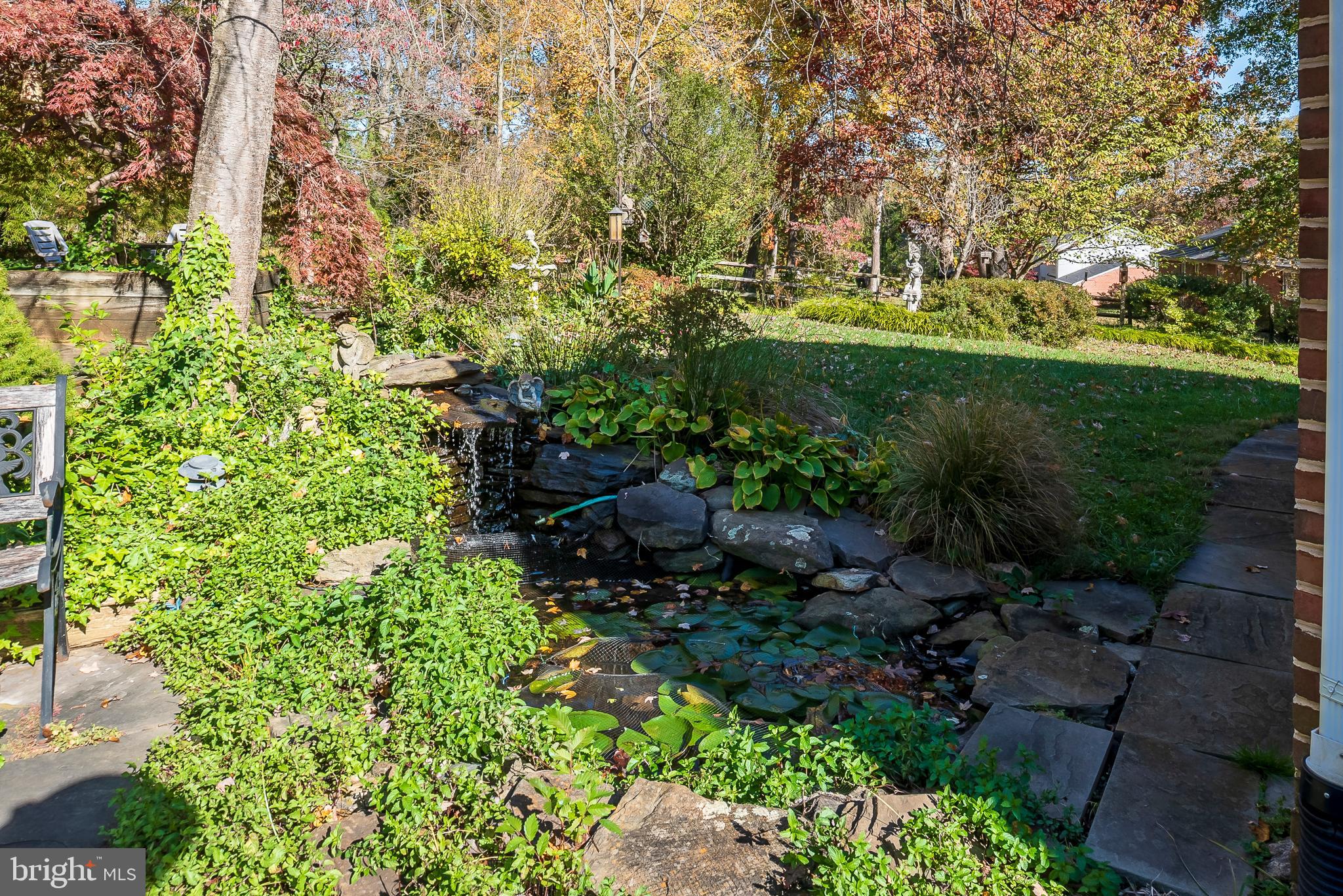 312 East Ridgely Road Lutherville-Timonium, MD 21093 - Photo 67 of 71 Back Yard Pond