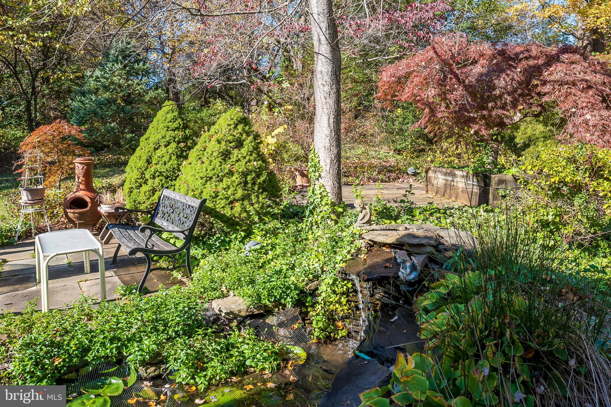 312 East Ridgely Road Lutherville-Timonium, MD 21093 - Photo 68 of 71 Back Yard Pond (alt view)