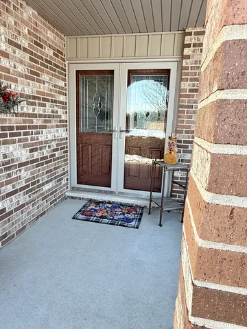 a view of an outdoor space with seating area