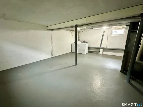 a view of a room with window