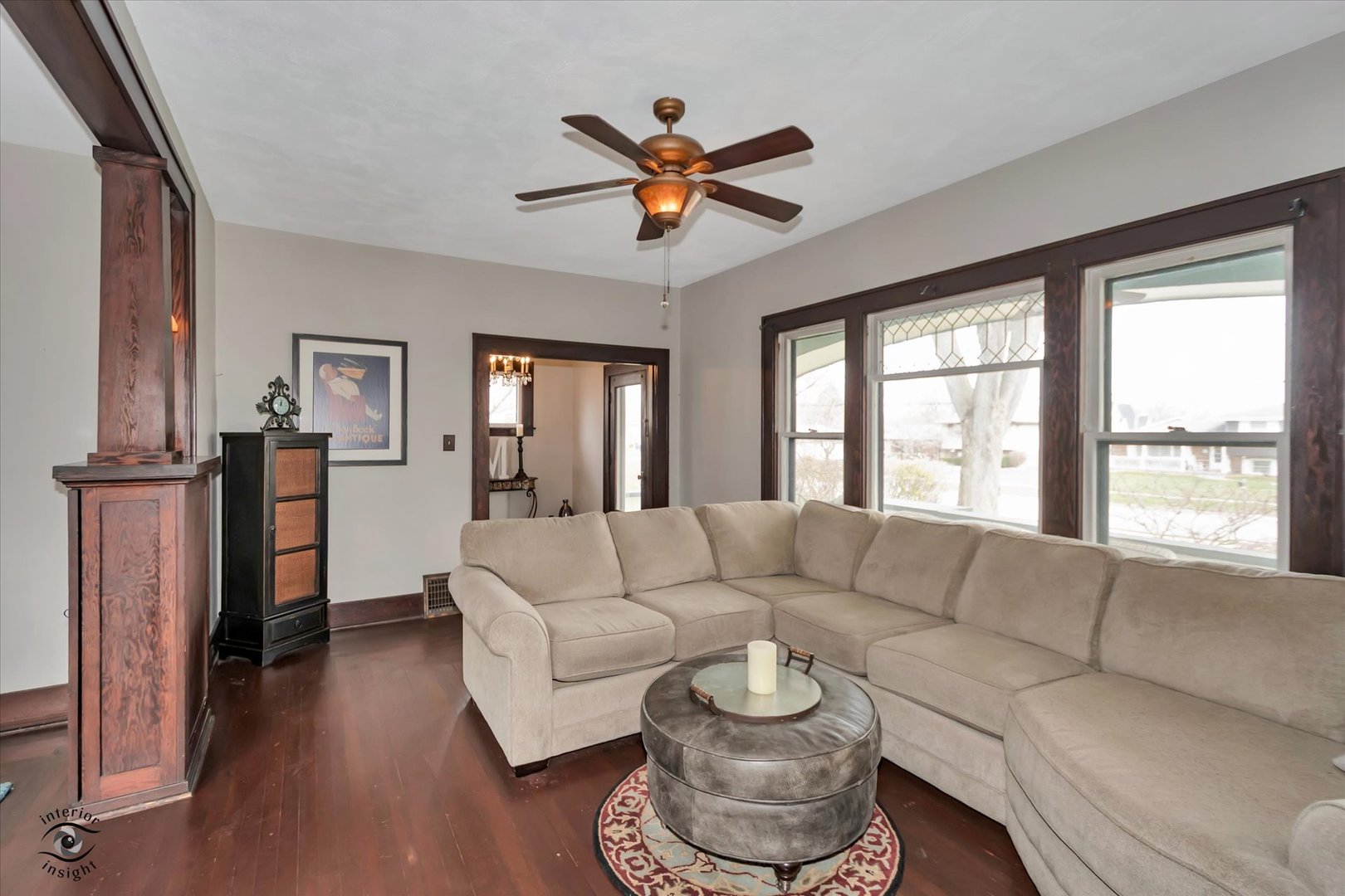 256 Center Road Frankfort, IL 60423 - Photo 8 of 26 a living room with furniture and a large window