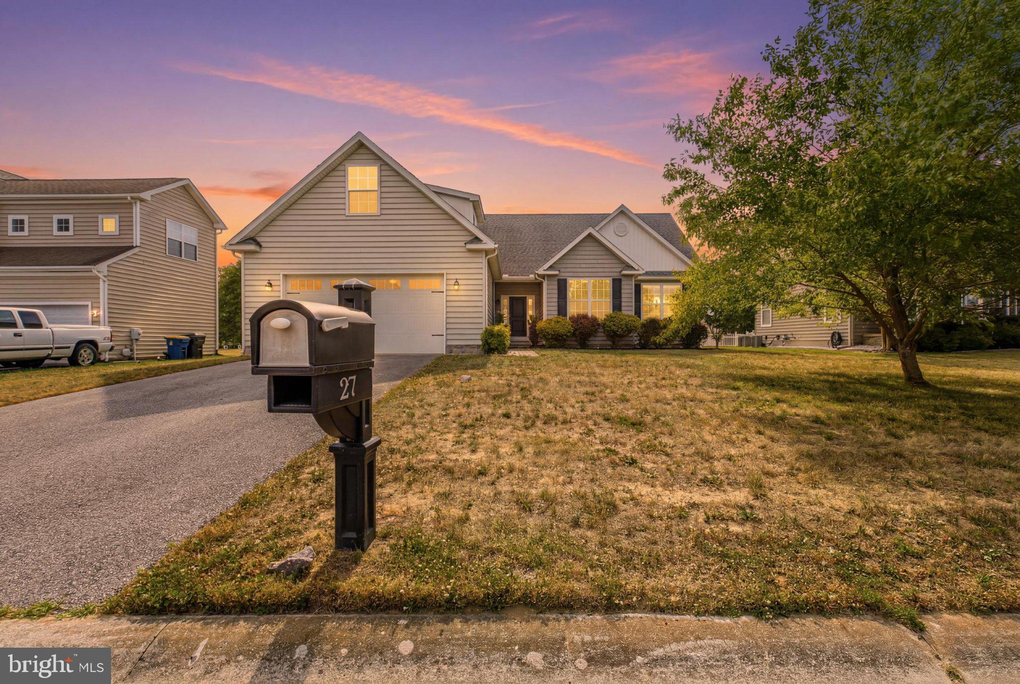 27 Sun Ridge Drive Felton, DE 19943 - Photo 60 of 61 Charming home at sunset glow.