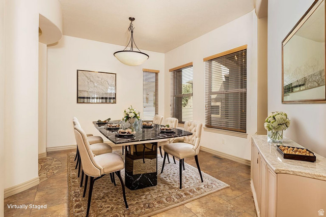 888 East Fiddlers Canyon Road Cedar City, UT 84721 - Photo 20 of 74 Dining area featuring baseboards