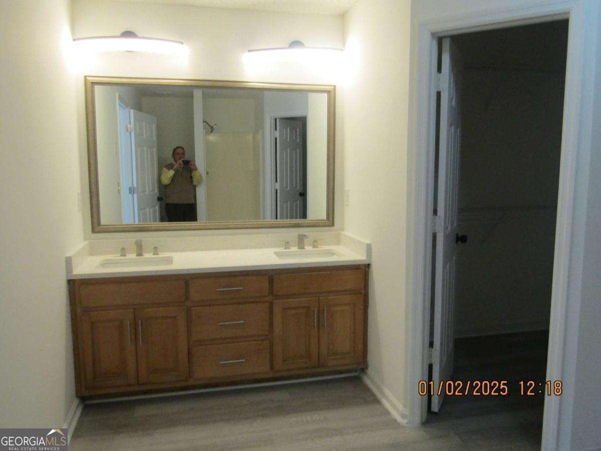 7358 Stilson-Leefield Road Brooklet, GA 30415 - Photo 11 of 24 a bathroom with a sink and a mirror