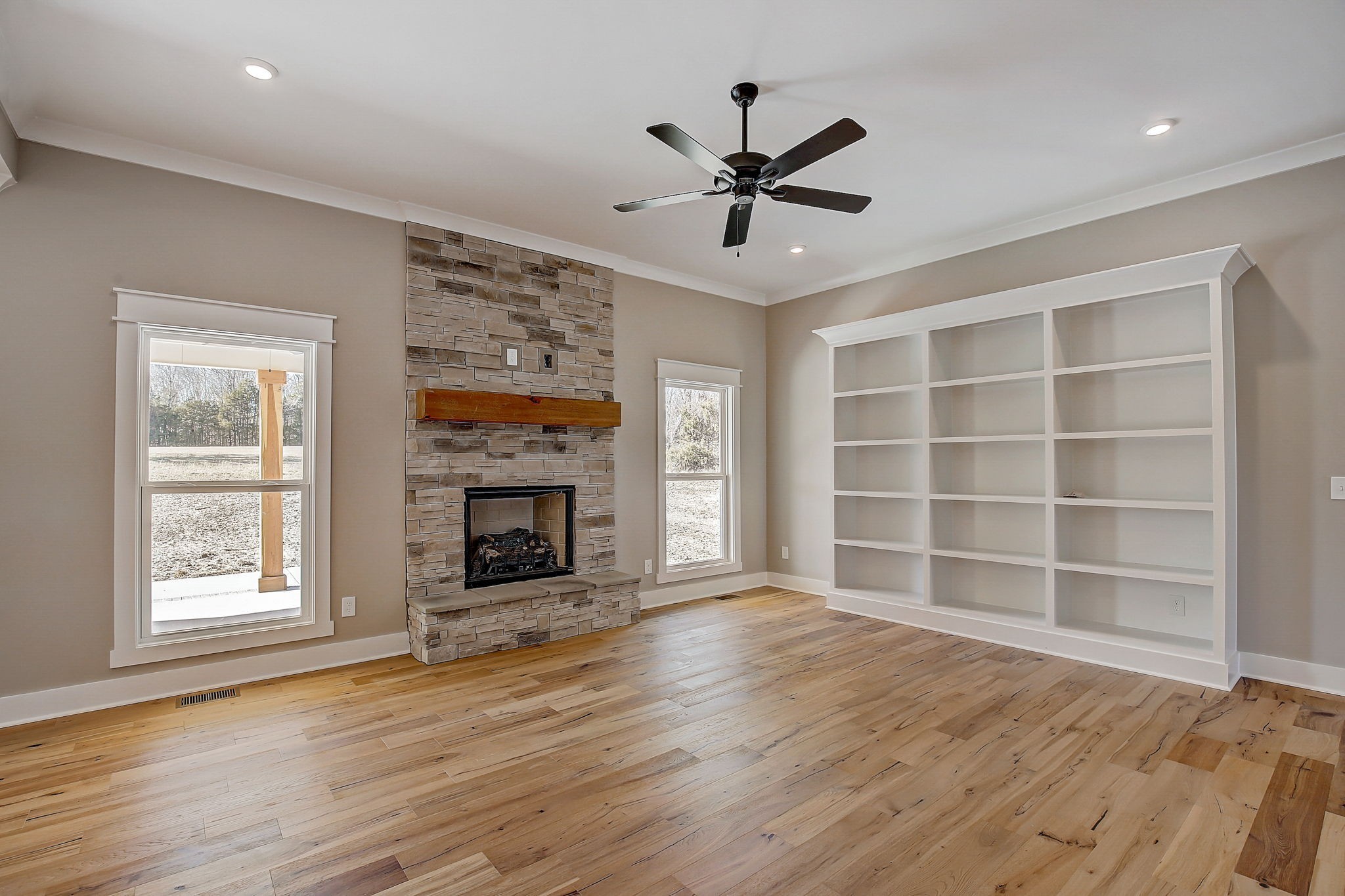 7311 North Milton Road Milton, TN 37118 - Photo 12 of 54 a view of an empty room with a window and fireplace