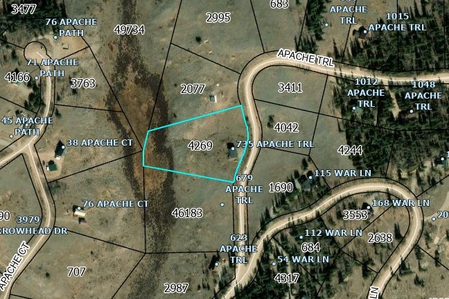 735 Apache Trail Como, CO 80456 - Photo 37 of 37 an aerial view of a house