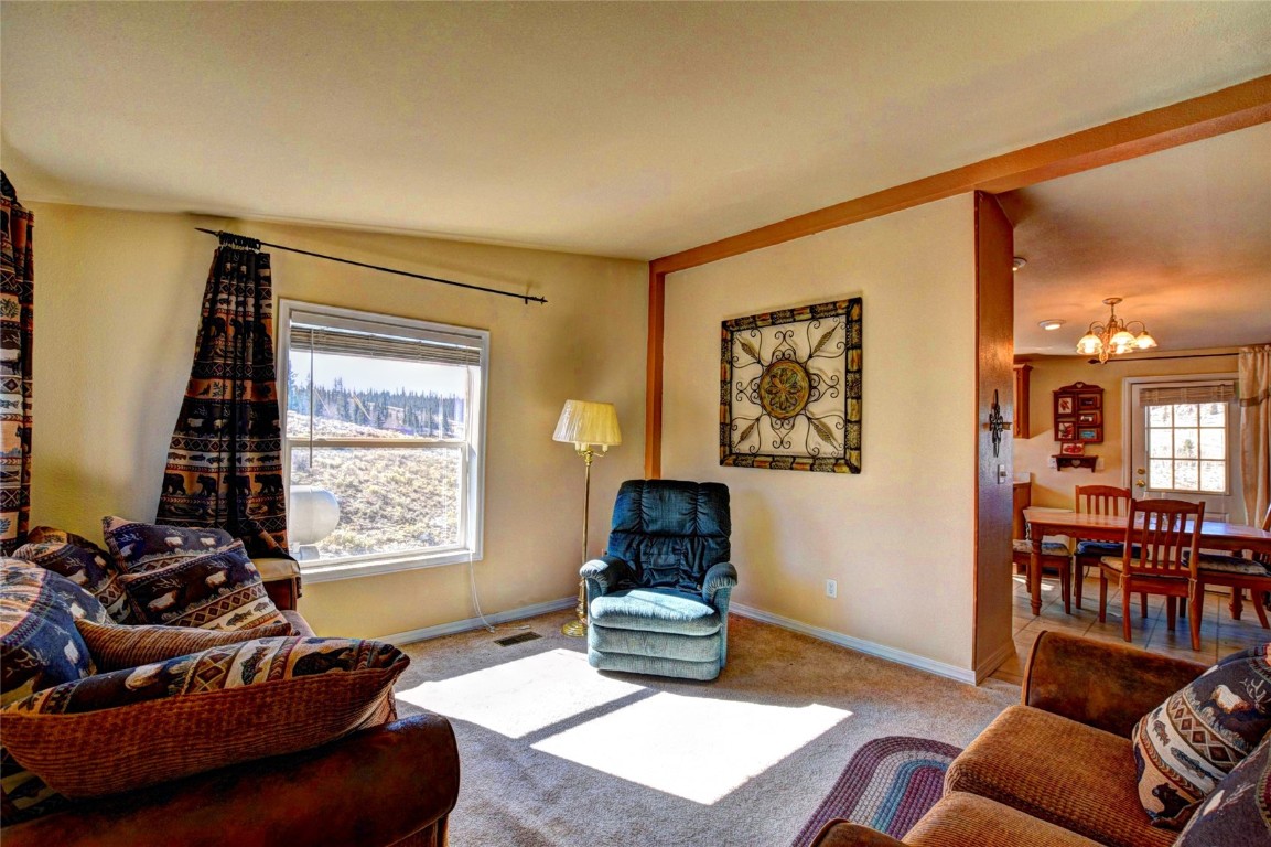 735 Apache Trail Como, CO 80456 - Photo 9 of 37 a living room with furniture and a window