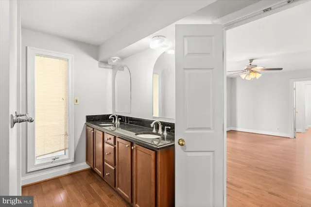 a utility room with cabinets