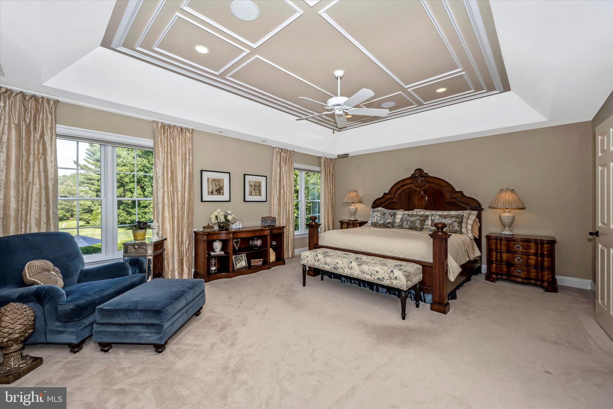 12215 Etchison Road Ellicott City, MD 21042 - Photo 19 of 46 Primary BR, Tray ceiling, oversized windows