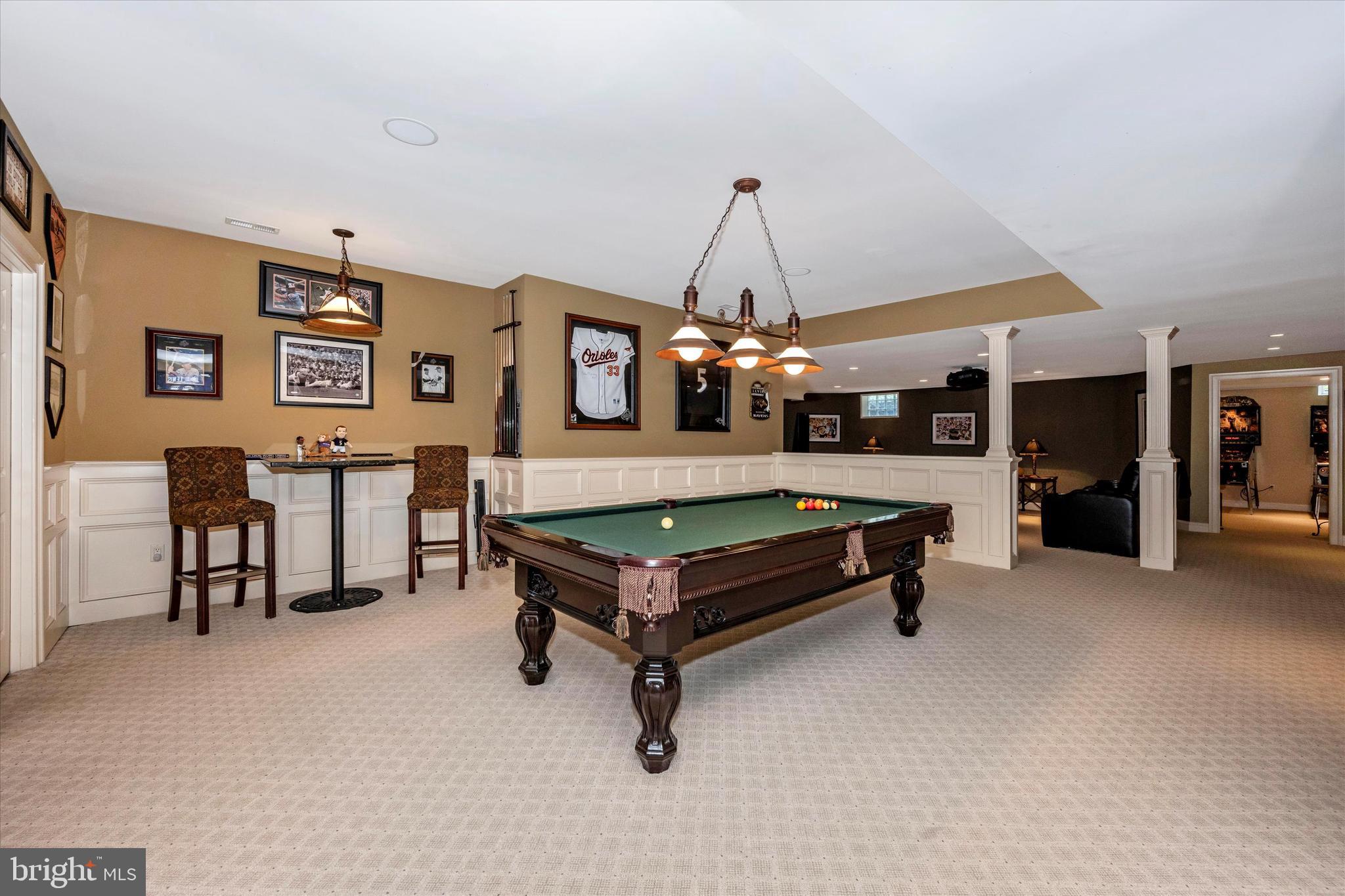 12215 Etchison Road Ellicott City, MD 21042 - Photo 38 of 46 Pool table area with bistro seating