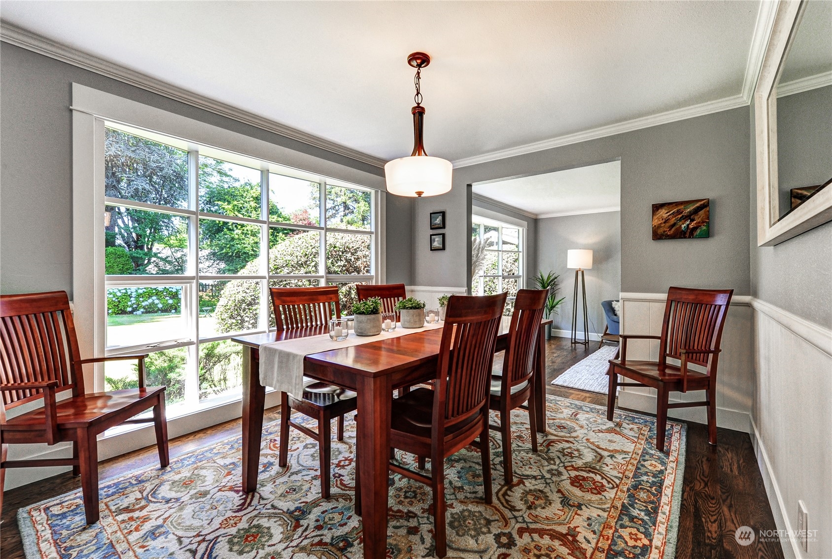 25 Cascade Key Bellevue, WA 98006 - Photo 7 of 33 a view of a dining room with furniture window and wooden floor