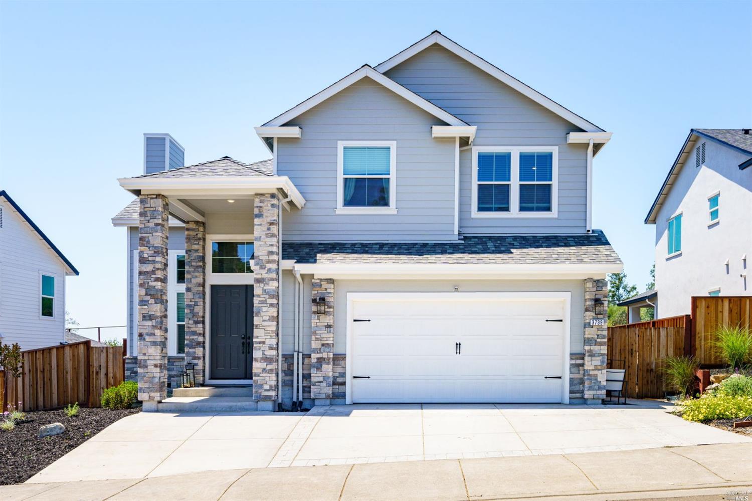 3739 Paxton Place Santa Rosa, CA 95404 - Photo 1 of 1 a view of a house with wooden fence