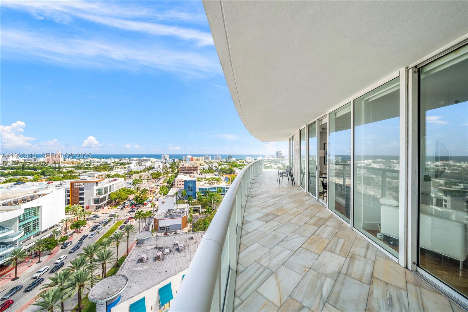 450 Alton Road, Unit 1610 Miami Beach, FL 33139 - Photo 23 of 32 a view of balcony