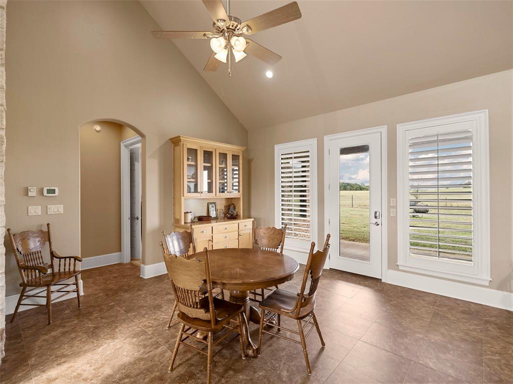 453 Tower Road Valley View, TX 76272 - Photo 20 of 38 a dining room with furniture and window