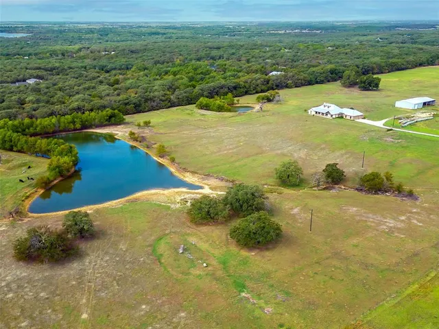 a view of an ocean and a mountain
