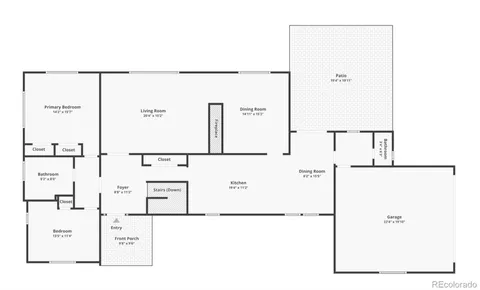 a picture of a floor plan