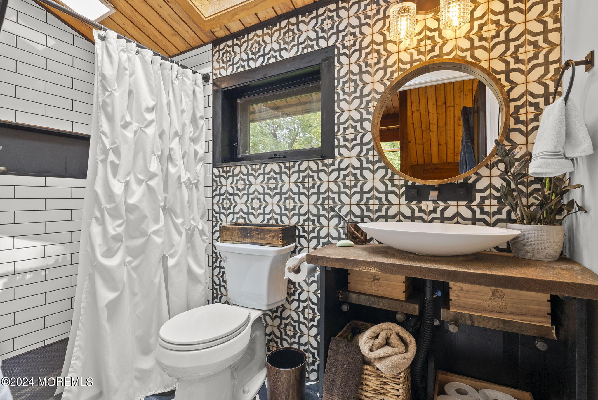 151 Summerfield Road Belvidere, NJ 07823 - Photo 21 of 41 a bathroom with a sink and a mirror