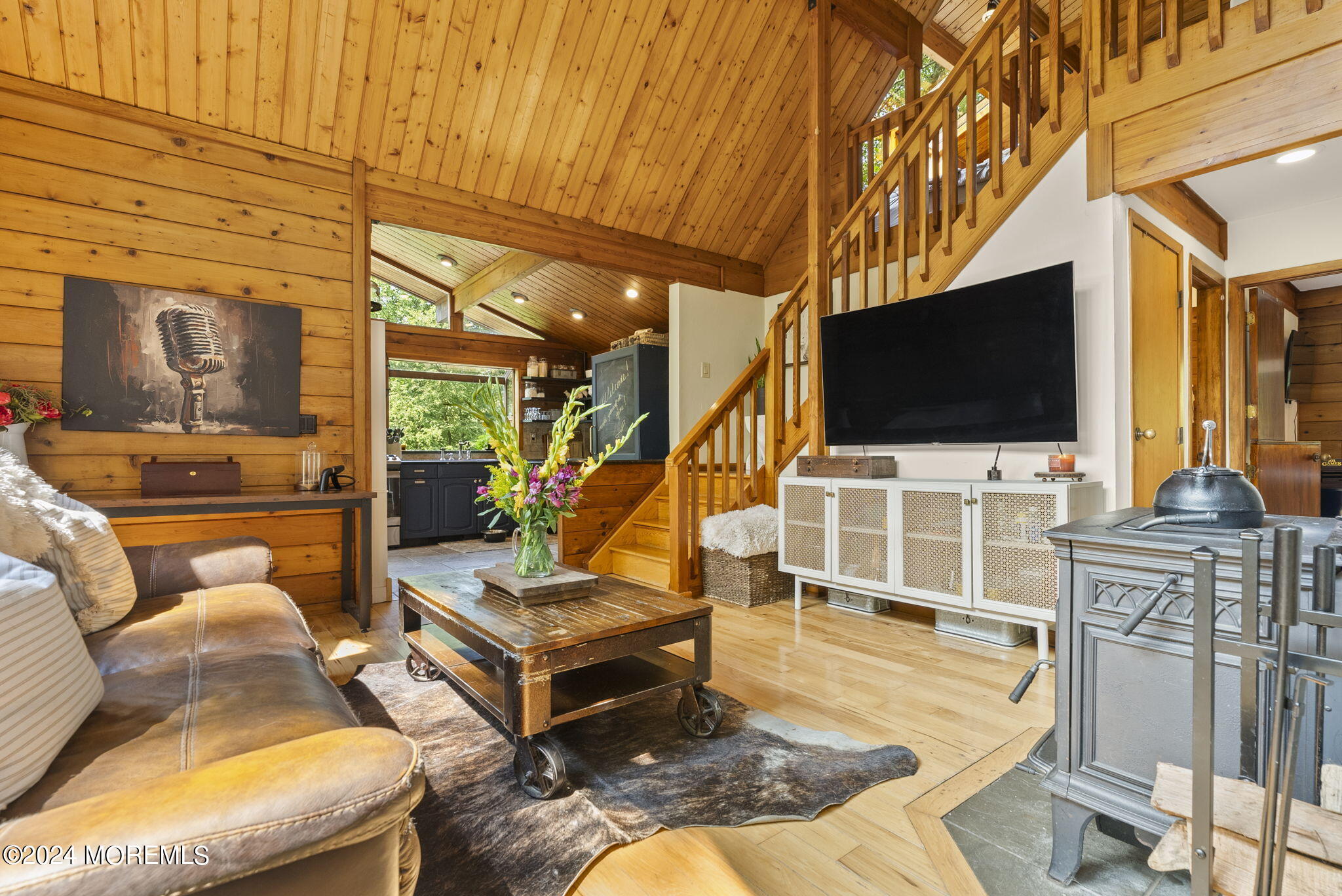 151 Summerfield Road Belvidere, NJ 07823 - Photo 10 of 41 a outdoor space with lots of furniture and flat screen tv