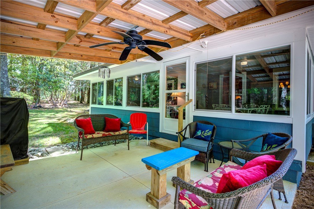 1010 Rash Road Glade Valley, NC 28627 - Photo 46 of 50 a view of outdoor seating area with furniture and garden view