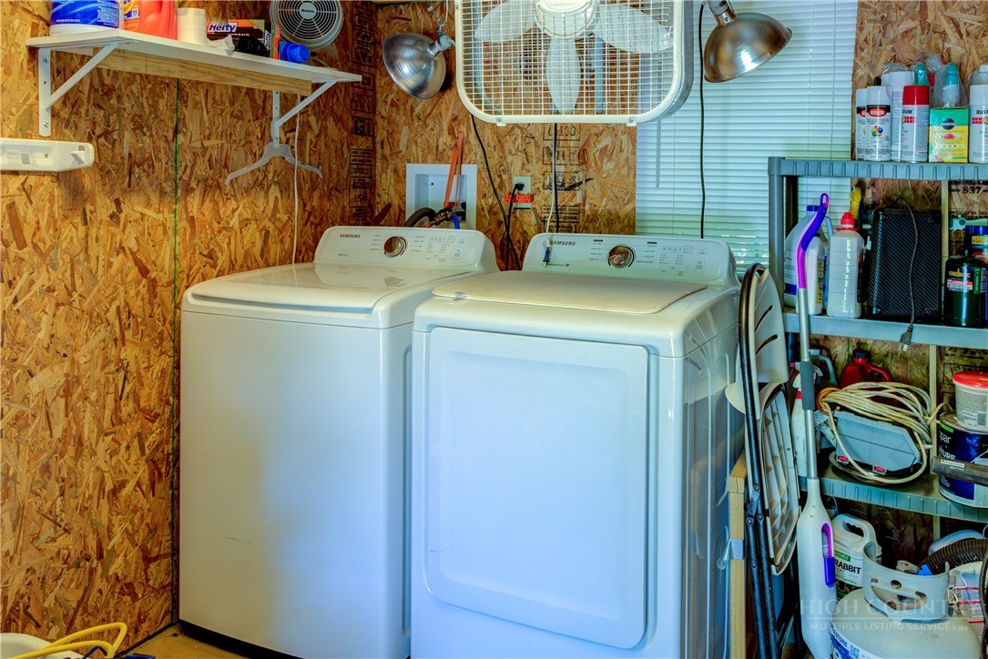 1010 Rash Road Glade Valley, NC 28627 - Photo 49 of 50 a utility room with dryer and washer