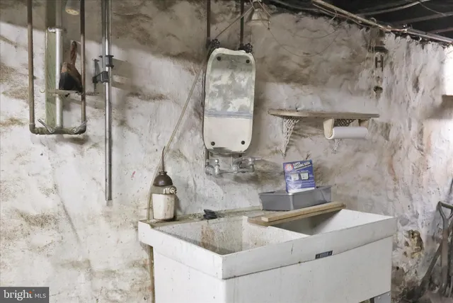 a car parked in front of a house