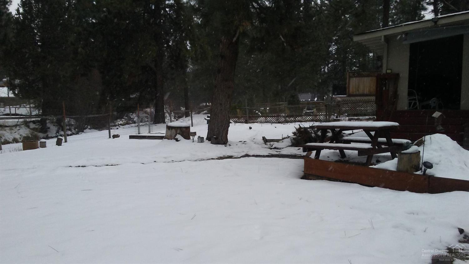 19073 Baker Road Bend, OR 97702 - Photo 13 of 14 a view of a patio with a yard