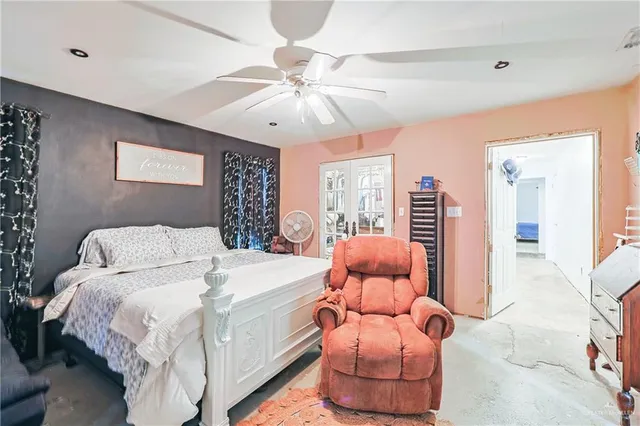 a bathroom with a shower and a toilet