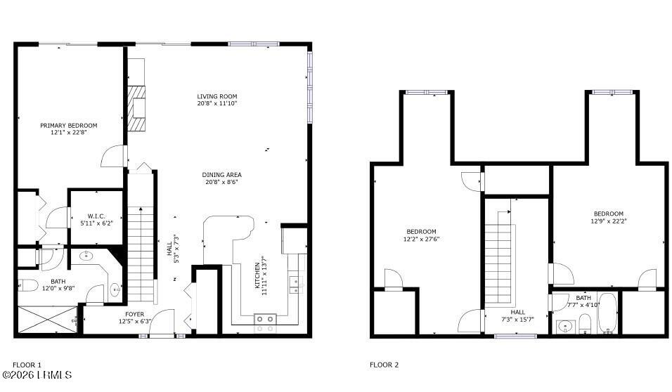 105 Ocean Point Drive Fripp Island, SC 29920 - Photo 48 of 48 Floor plan