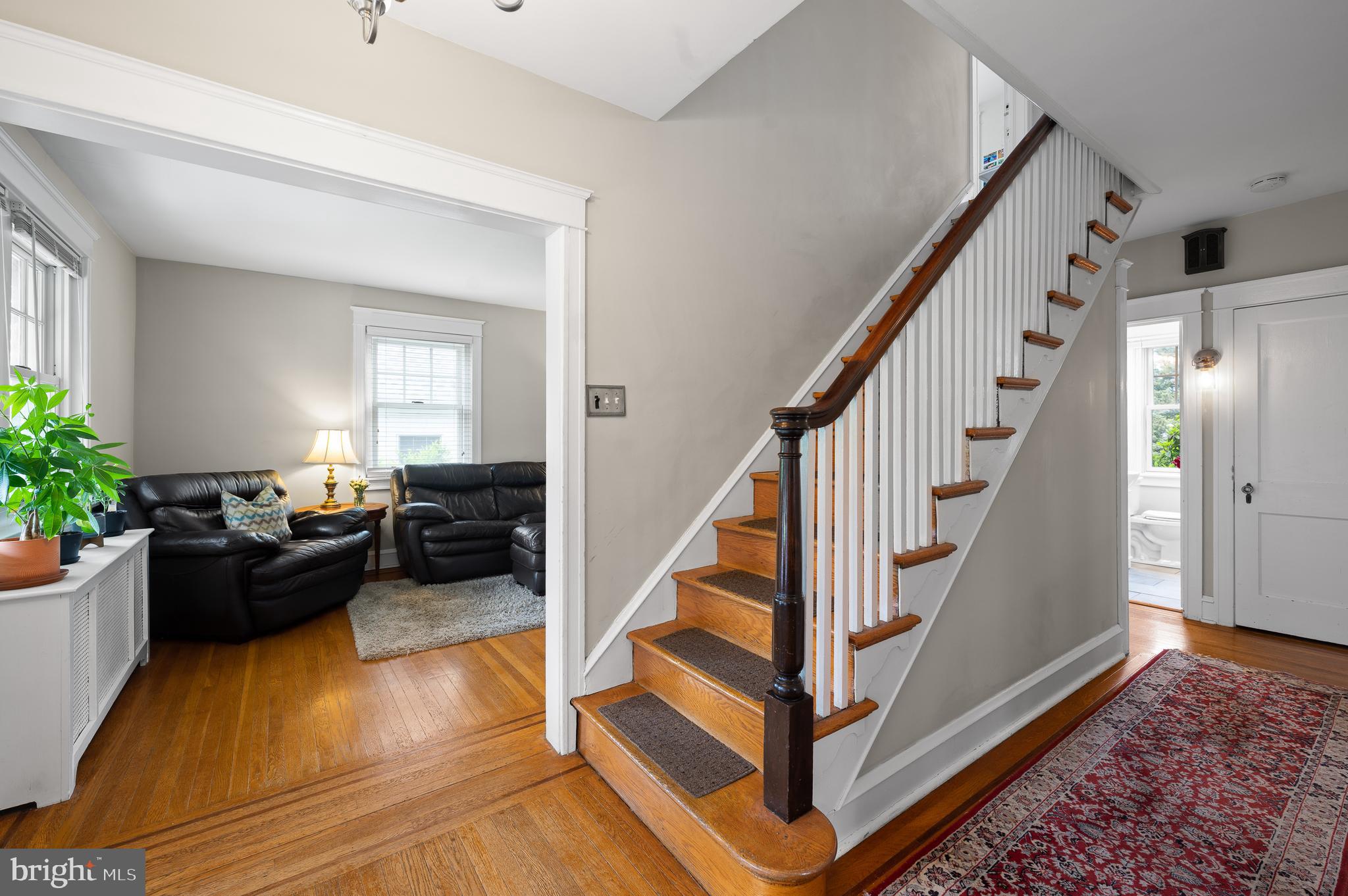 203 Dorset Road Devon, PA 19333 - Photo 5 of 27 Front Foyer Reveals Beautiful Hardwood Flooring