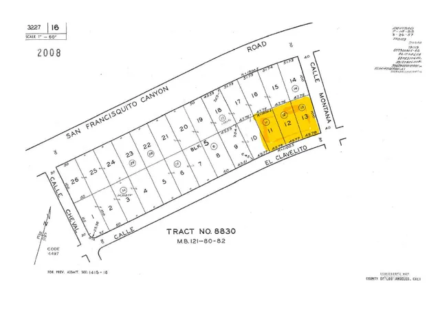 $38,000 | Calle El Cavelito/3227016011 Green Valley, Santa Clarita, CA 91390