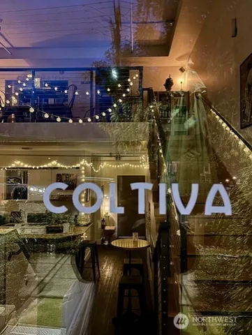 a view of a street with an entrance