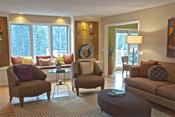 5 Warren Road Wilbraham, MA 01095 - Photo 12 of 29 a living room with furniture and a large window