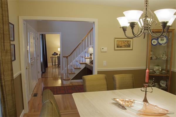 5 Warren Road Wilbraham, MA 01095 - Photo 10 of 29 a view of entryway and hall with wooden floor